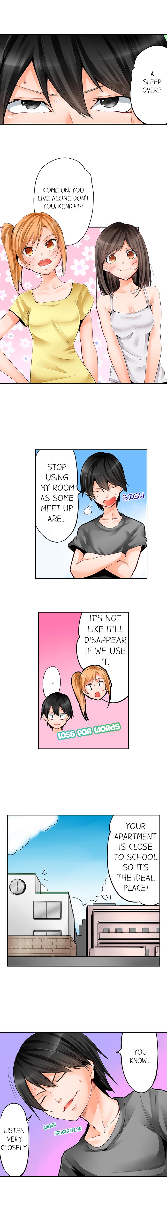 The Secret 3P Sleepover in a 7 Square Meter Room - Chapter 1 Page 2