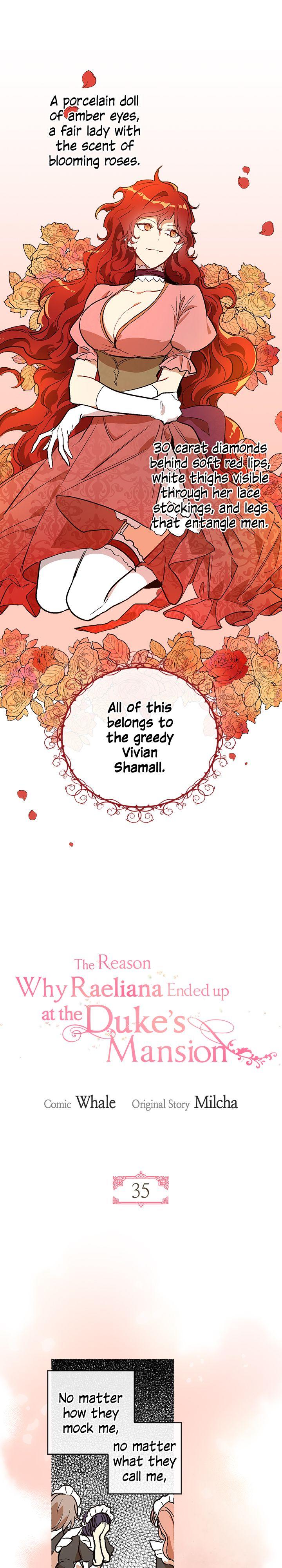 The Reason Why Raeliana Ended up at the Duke