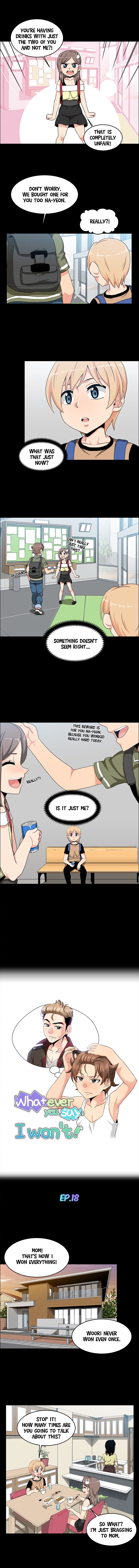 Whatever You Say, I Won