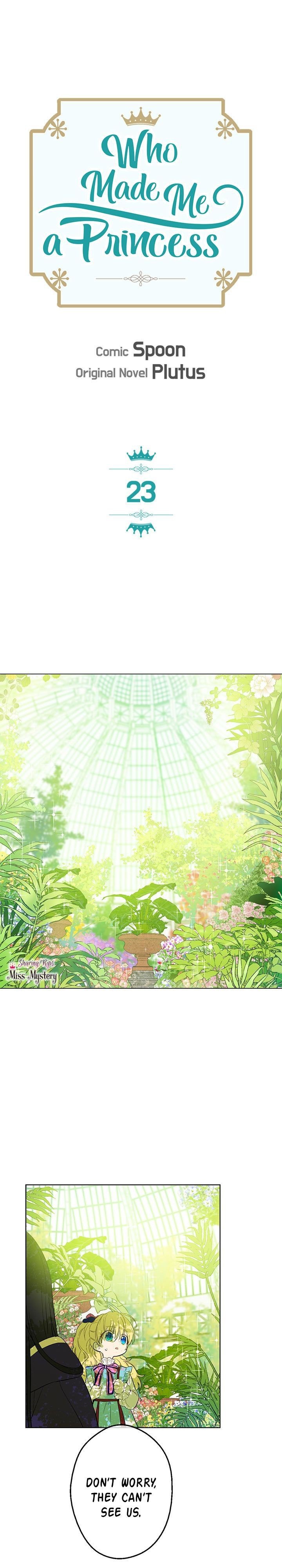 Who Made Me a Princess - Chapter 23 Page 1