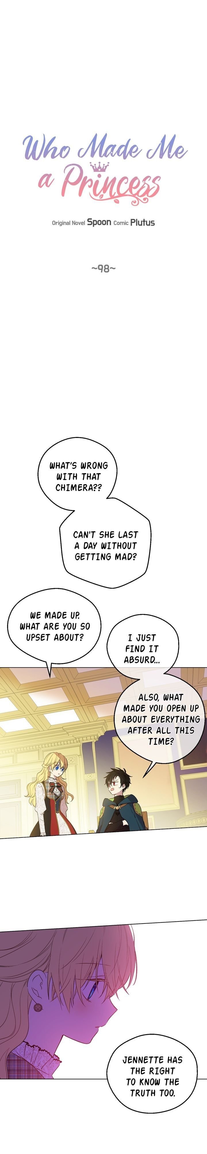 Who Made Me a Princess - Chapter 98 Page 1